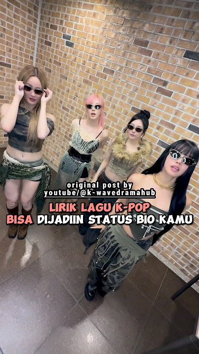 Lirik Lagu K-pop Yang Bisa Dijadiin Status BIO Kamu #kpop #shorts