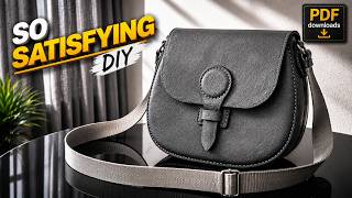 Everyone Can Make This Leather Bag (Free PDF Pattern)