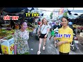 Ty Thy, Cát Thy và Tây Thy giống nhau như 3 chị em - Ty Thy Vlog Gỏi đu đủ