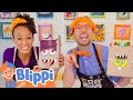 Blippi & Meekah Visit Cr8Space! | Blippi Full Episodes | Educational Videos for Kids | Blippi Toys