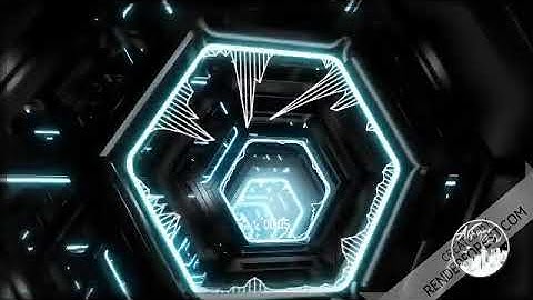 Hexagon Tunnel Music Visualizer Spectrum Avee Player l|Link in description