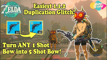 EASIEST 1.1.2 Patch 5 Shot Bow Glitch! Dupe ANY 1 Shot Bow into 5 Shot Bow in Tears of the Kingdom