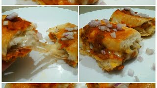 Cheesy Masala Pav Recipe | Masala Pav Recipe With Cheese | Masala Pav- Abhigya's Kitchen