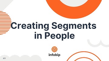 Create Segment in People - Infobip Portal