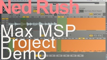 MaxMSP Project demo (Slicer Patch) = Ned Rush