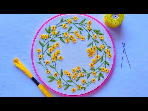 Video: Cara Belajar Menyulam Bunga Rococo