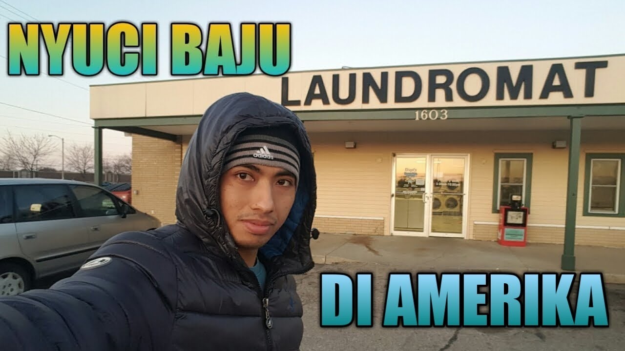 TEMPAT CUCI BAJU  UMUM DI AMERIKA LAUNDROMAT YouTube