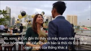 Beautiful In White - Alan & Huong proposal