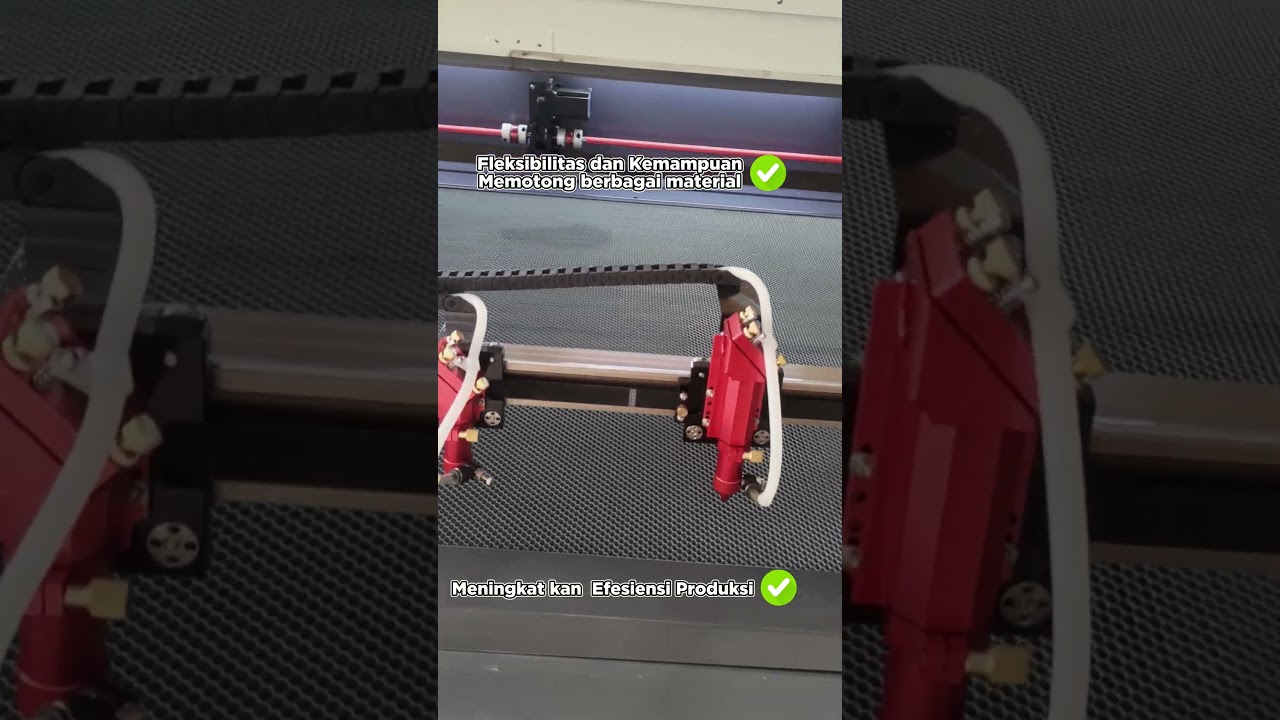 KELUARAN MESIN LASER CUTTING 1610-4T DARI SANHAO INDONESIA!