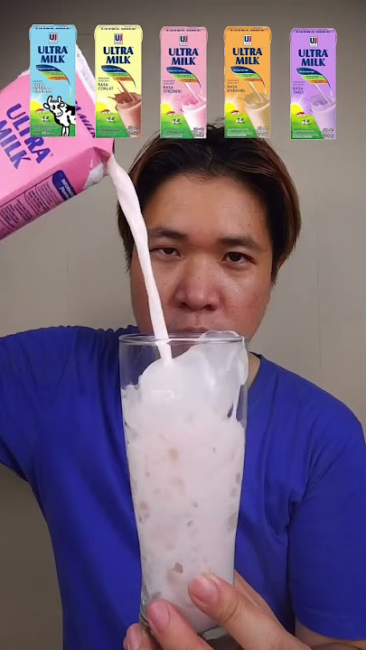 MINUM BERBAGAI MACAM VARIAN ULTRA MILK #shorts #asmr #asmrindonesia #shortvideo #ultramilk #susu