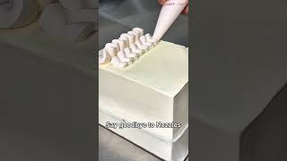 No Nozzle Cake Decorating Hack | Easy Buttercream Piping Technique