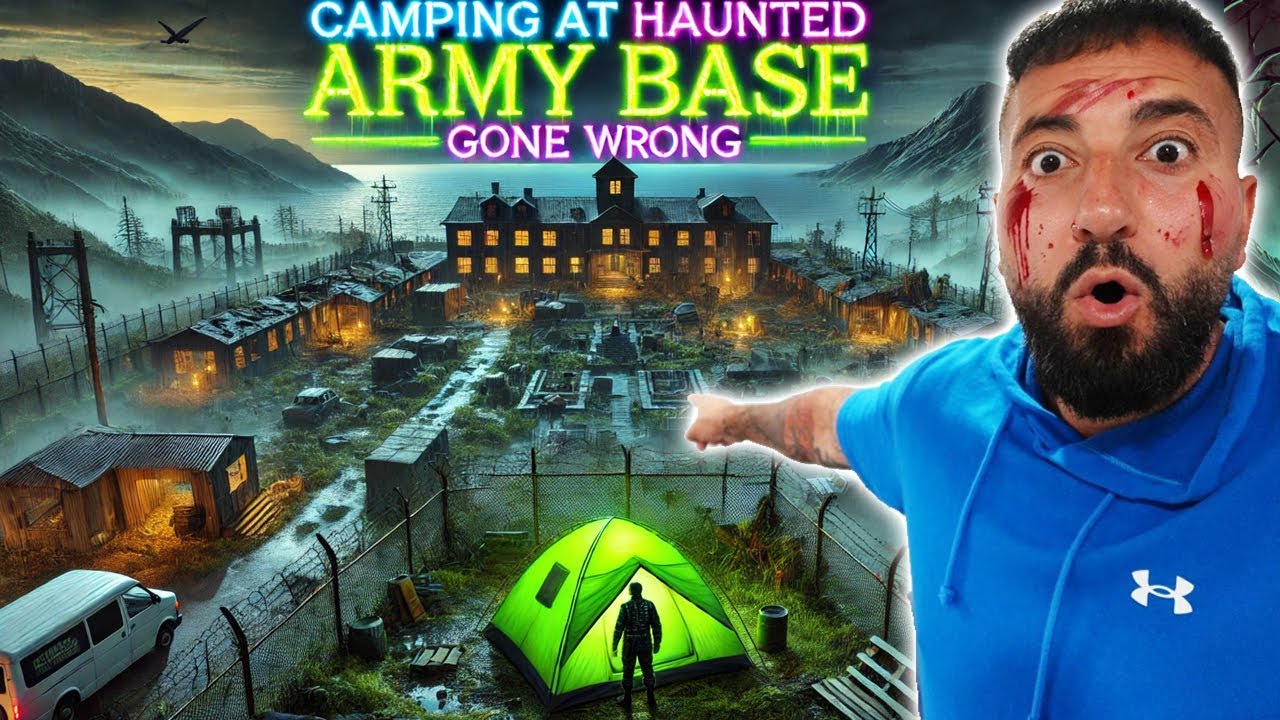 CAMPING AT A HAUNTED ARMY BASE GONE WRONG YouTube