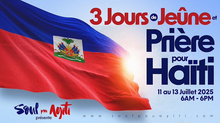 Plan Haman Pap Pase! | 3 Jou Jèn ak Priyè pou Ayiti | Jour 3 | Gregory Toussaint | Souf Pou Ayiti