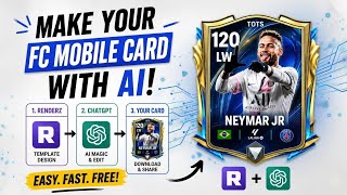 HOW TO CREATE YOUR OWN FCMOBILE CARD WITH CHATGPT AND RENDERZ🤯🔥