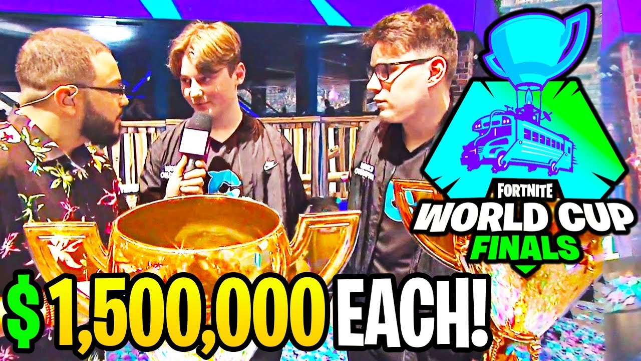 Fortnite WORLD CUP WINNERS! *SHOCKING* FINAL MOMENTS! (World Cup DUOS