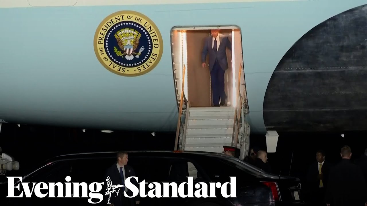 Joe Biden lands in Northern Ireland as part of historic four day trip