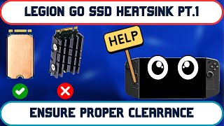 Cooling Legion Go SSD - Installing & Comparing Heatsinks