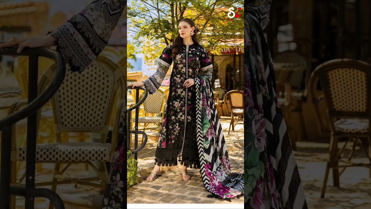 Elaf Lawn 90/88 3Pc Heavy Embroided Daman 