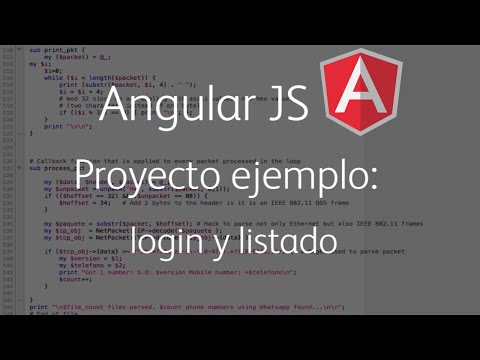 Angular JS - Proyecto ejemplo: login y listado