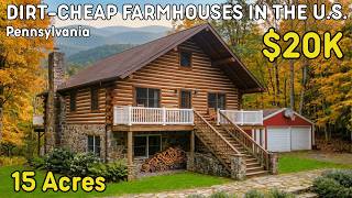 10 DIRT CHEAP MOVE-IN READY Pennsylvania Farmhouses with Land — Hidden Real Estate Gems You Can Snag