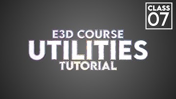 Utilities | Export logo in Element 3D | Class 07 | Element 3D Tutorial | Urdu Hindi