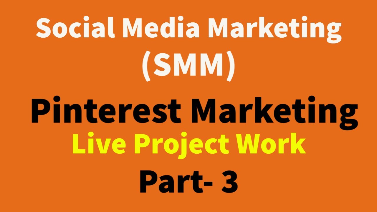 Advanced Pinterest Marketing |  Bangla Tutorial | Live Project Work | Part-3 | SMM