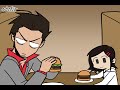 Kiryu And Haruka At The Smile Burger Wat Will They Do Fan Animation 龍が如く Rgg