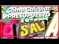 Como Calcular PRESUPUESTO || Cómo calcular Precio de  CORPOREAS ||  FACIL Usando COREL Draw