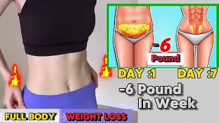 EXERCISE TO LOSE BELLY FAT?How to reduce weight & Smaller waist?7Day Weight Loss Challenge