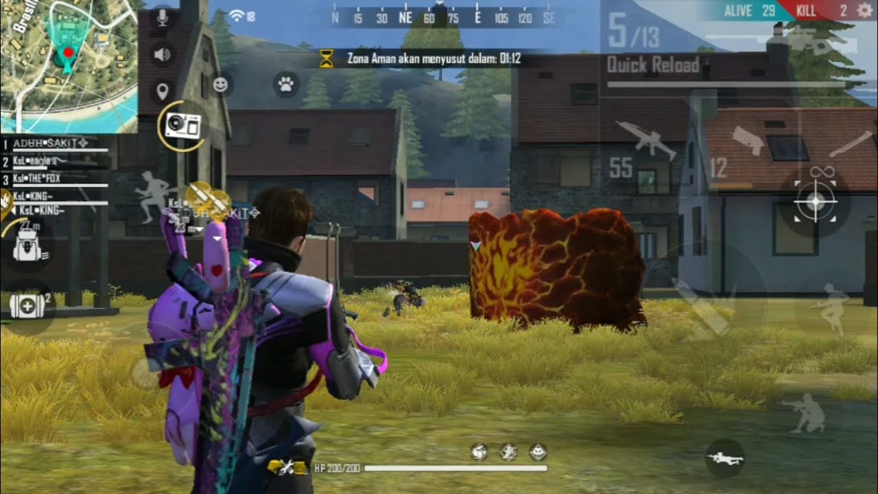 Main Sama Team Lama Garena Free Fire Youtube