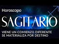 ♐ SAGITARIO ♐ VIENE UN COMIENZO DIFERENTE SE MATERIALIZA POR DESTINO ❤️💵 #horoscopohoy #sagitariohoy