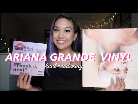 Ariana Grande Vinyl Unboxing Sweetener Thank U Next Single Limited Edition