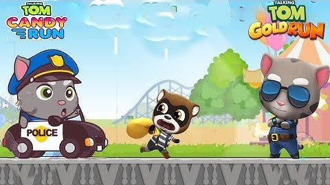 Tom Office Version Game - Talking Tom Candy Run VS Talking Tom Gold Run - Game Android/IOS