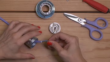 Tutorial: how to assemble a 2-ferrule lamp holder with cylindrical cable clamp