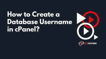 How to Create a Database Username in cPanel with PD Hosting