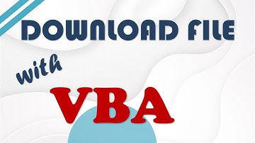 Download Files with VBA (Visual Basic for Application)  |  Excel or Access