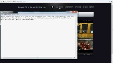 Tutorial On How To Change Your Kill Mark 2012