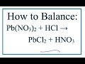 Balancing Chemical Equations and Nitrates