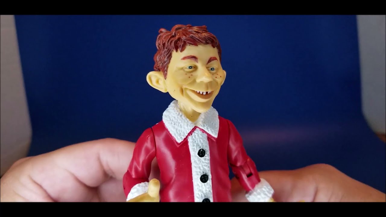 DC Direct Mad Magazine Alfred E. Neuman Holiday Action Figure Just 