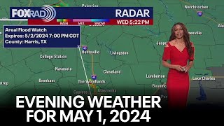 Houston weather: Mostly cloudy Wednesday evening, threat of storms