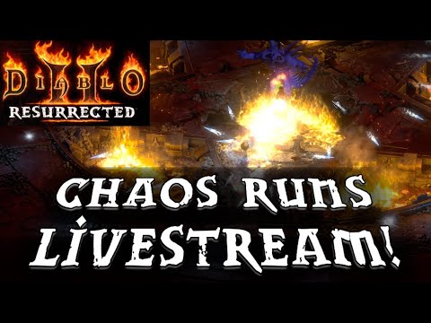 Diablo 2 Resurrected: Chaos Runs Live Stream! (Before Sunday Football)