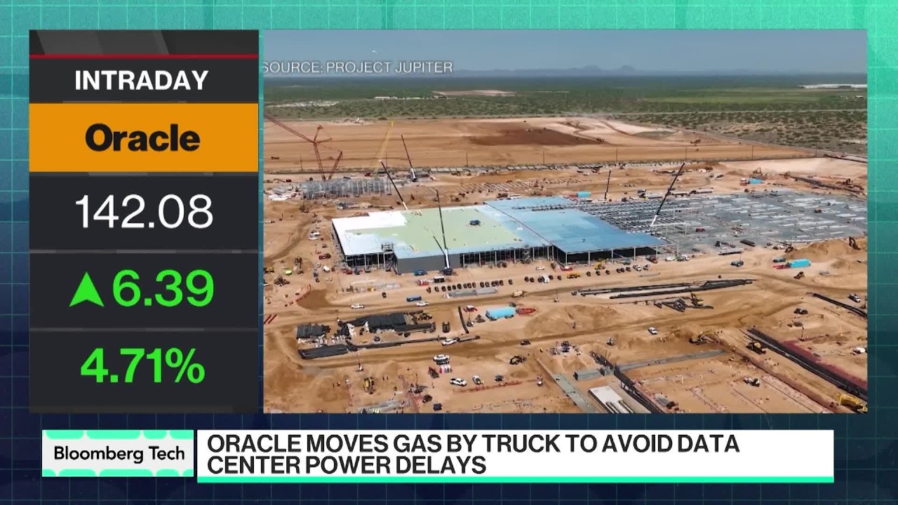 Oracle Trucking Gas to Keep Data Centers on Track Oracle Trucking Gas to Keep Data Centers on Track