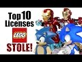 Top 10 Licenses LEGO Stole!