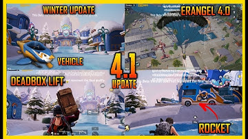 PUBG Mobile 4.1 Update | Glacier Returns in FROSTY FUNLAND Winter Mode | Gameplay |Explore New Event
