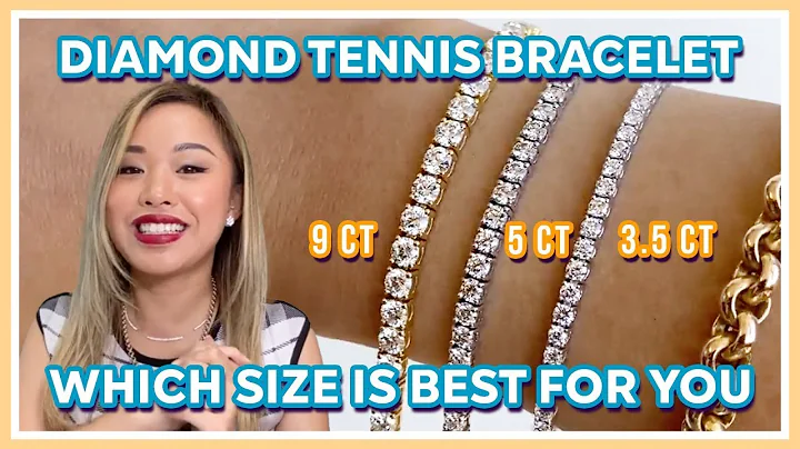 So sánh Vòng đeo tay kim cương tennis 3.5ct - 5ct - 9ct