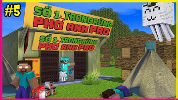 [ Lớp Học Quái Vật ] SINH TỒN 1- 5 SAO KHẮC NGHIỆT (#5) | Minecraft Animation