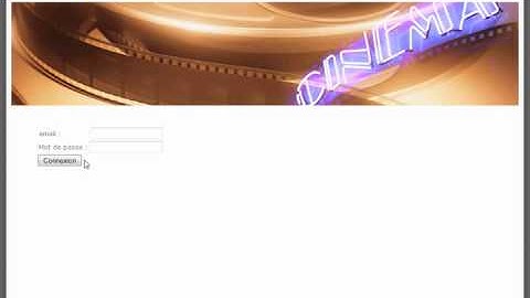 41  Se connecter au Back Office php et MySQL Tutorial débutant avi avi