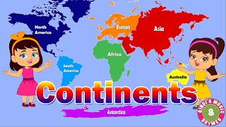 Seven Continents Song | Educational rhymes for kids | Bindi's Music & Rhymes.