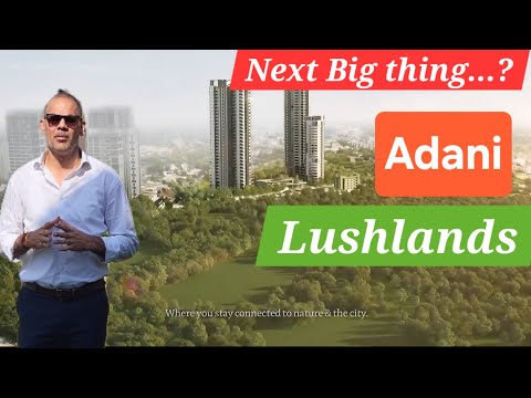 Inside Adani Lushlands! 4BHK apartment tour! Forest theme inspired development!