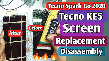 Tecno Sperk Go 2020 Screen Change | Tecno KE5 Folder Replacement | Restoration Tecno Spark Go 2020 |